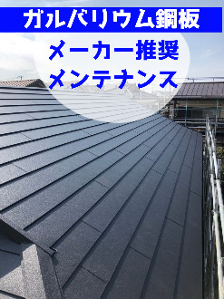 屋根：ガルバリウム鋼板屋根　メンテンンス・工事✩°｡⋆⸜(ू｡•ω•｡)
